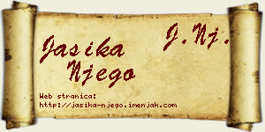 Jasika Njego vizit kartica